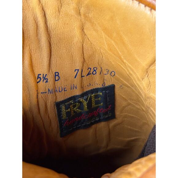 Frye Leather Boots Womens SZ 5 1/2 70's VTG - Picture 7 of 7